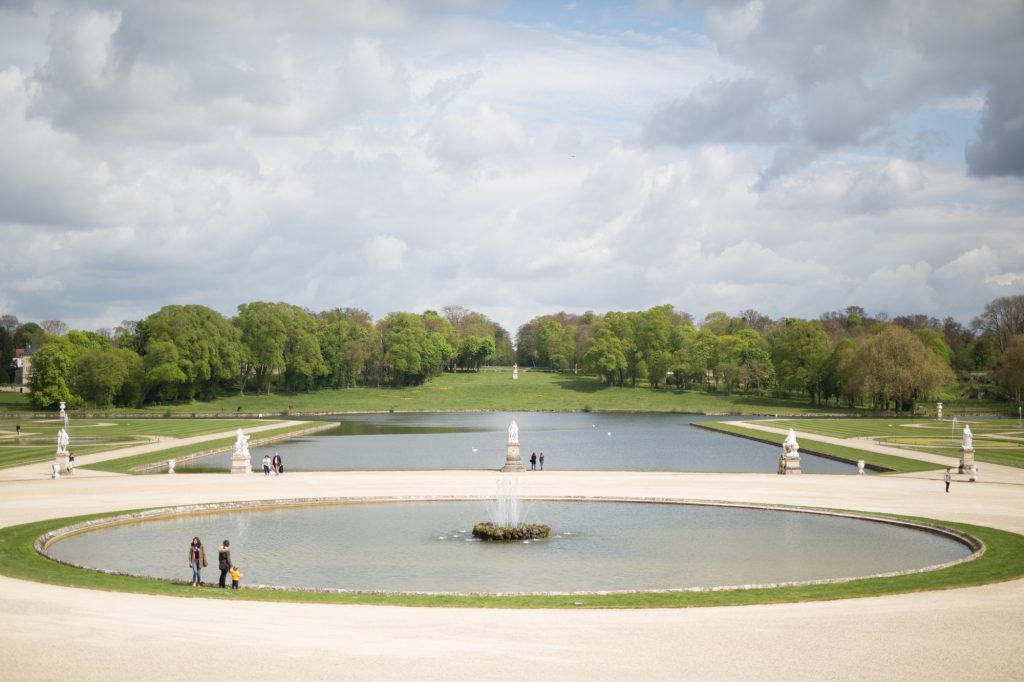 Château de Chantilly jardin à la française XVIIe siècle André Le Nôtre (1613-1700)