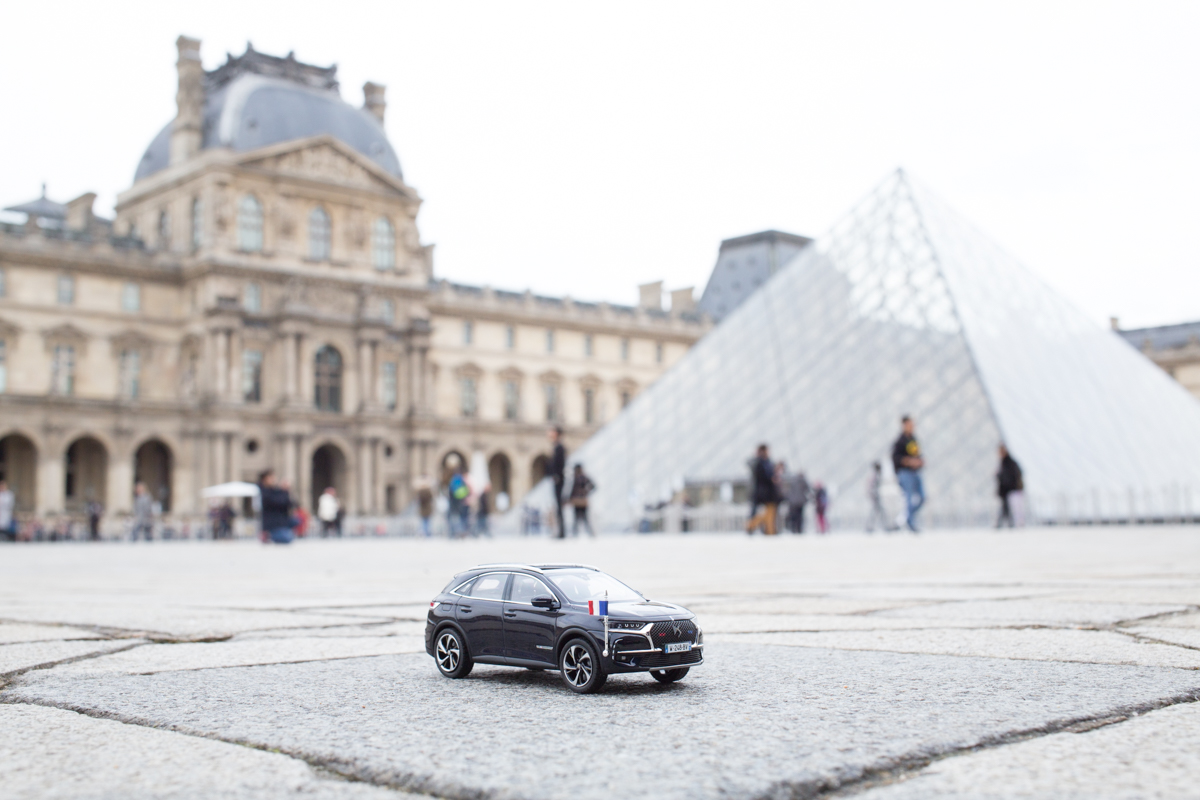 DS7 Crossback presidentiel au Louvre