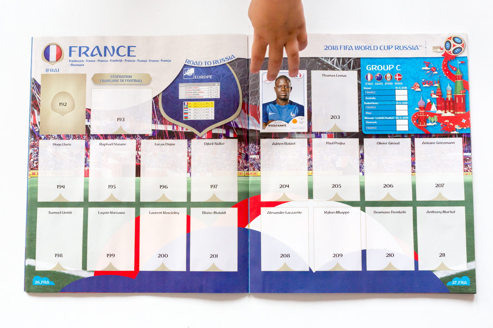 Panini Album - équipe de France