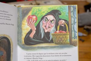 La sorcière dans blanche neige